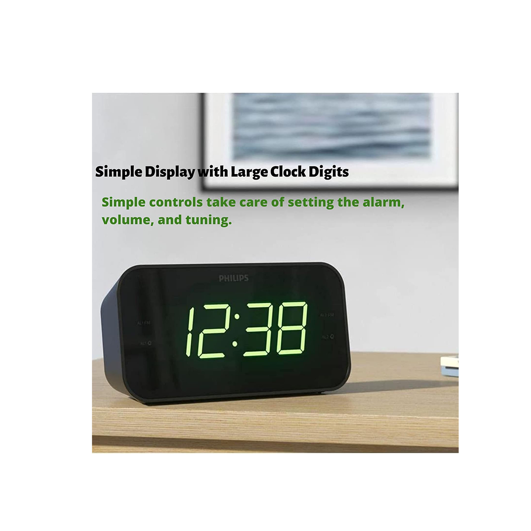 Philips Digital Alarm Clock Radio